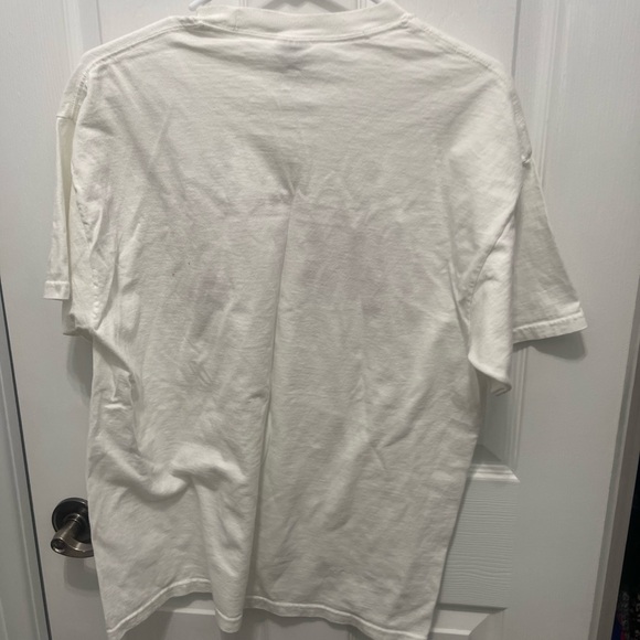 Jerzees Cream Tee with Bold Orange Virginia Design - Picture 7 of 13